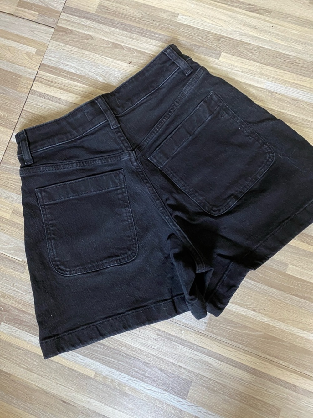 NWT MADEWELL Curvy The High Rise Sailor Short jean shorts size women’s 24 - Picture 7 of 8